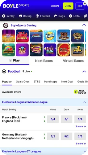 Boylesports App download
