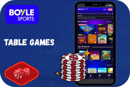 Table Games Boylesports app android