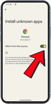 Unknown Source App