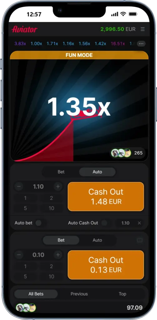 Double bet feature in the BoyleSports Aviator Game