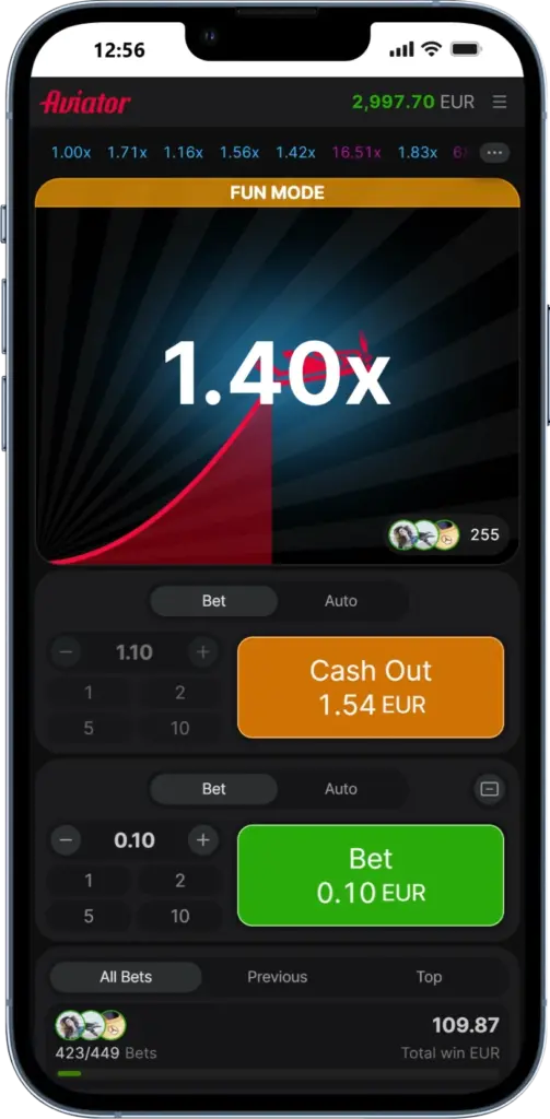 Additional bet options in the BoyleSports Aviator Game