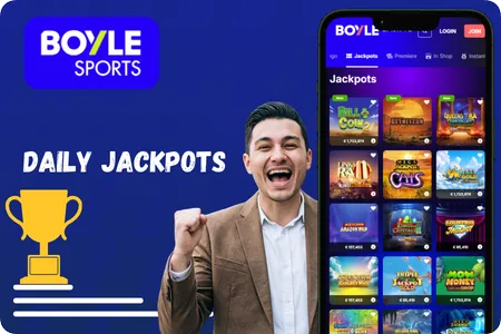 Daily Drop jackpots in casino Boyle Sports with guaranteed hourly and daily prizes